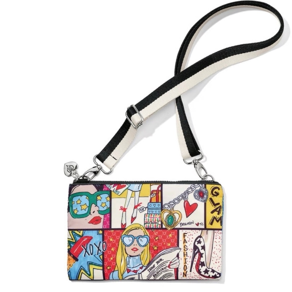 NWT Brighton x Tom Clancy Glam Girl Crossbody Bag - Picture 2 of 4